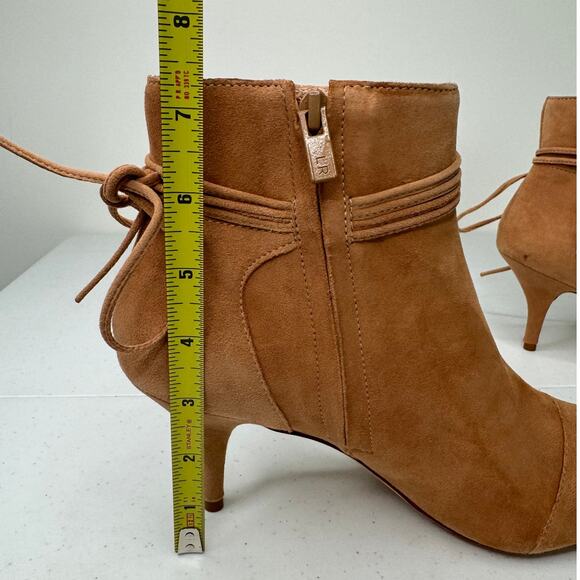 NEW Loeffler Randall Ange Bootie, Camel Brown Suede with Tassels, Size 9.5 - Picture 2 of 10
